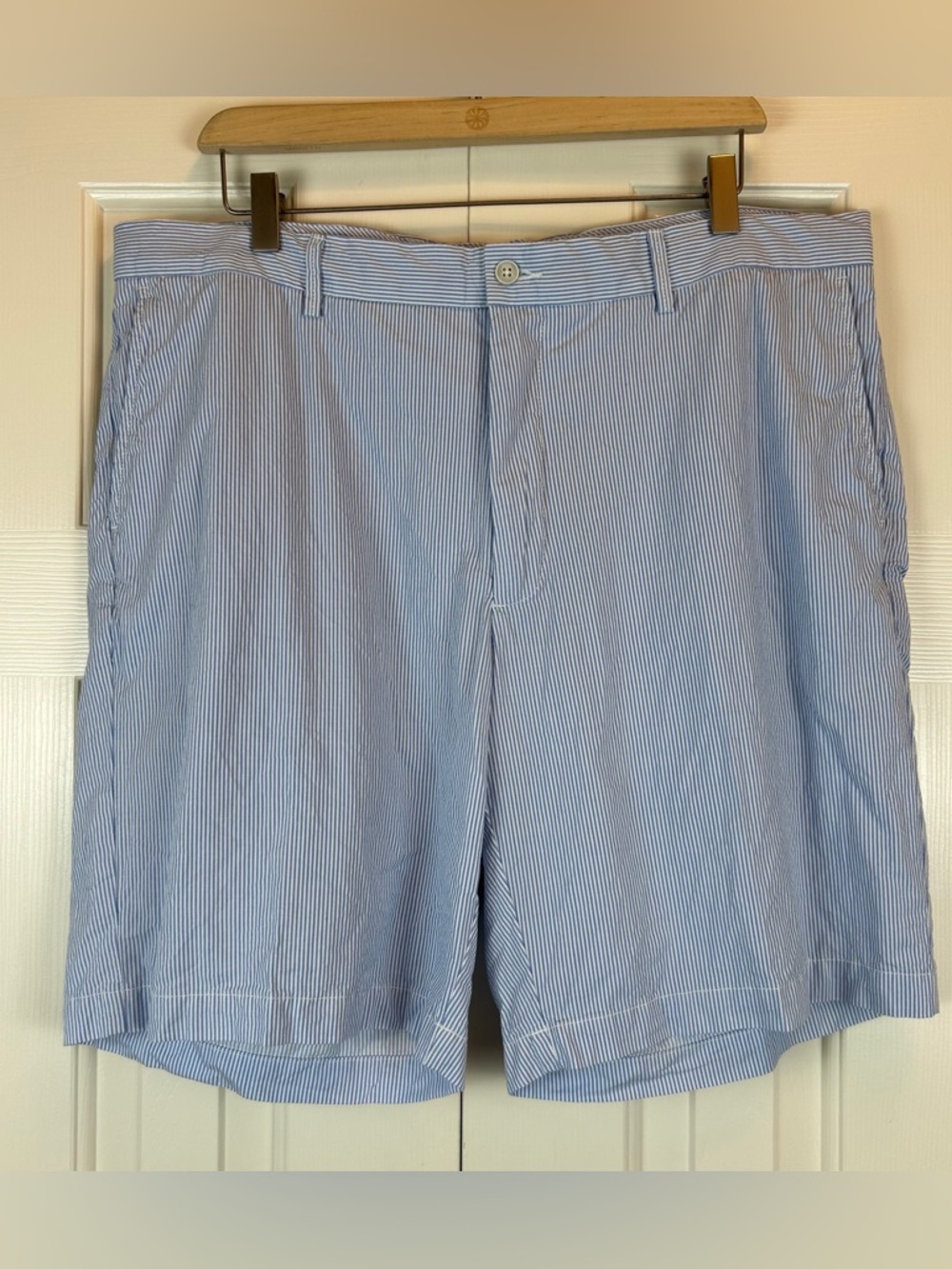 Peter Millar Blue Striped Shorts